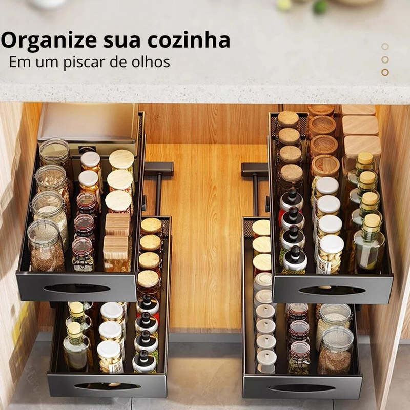 Prateleira de Armazenamento com Malha Deslizante - SlideShelf