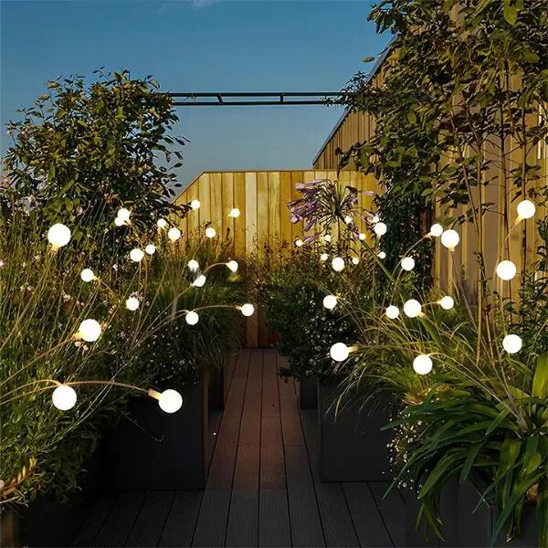 Luminária Solar Para Jardim Vagalume FireFly BellaCasa Brasil