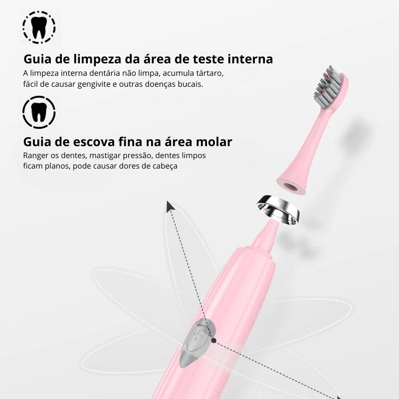 Escova de Dente Elétrica - CleanSmile