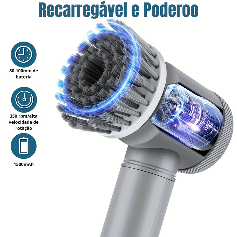 Escova de Limpeza Automática 6 em 1 - PowerClean