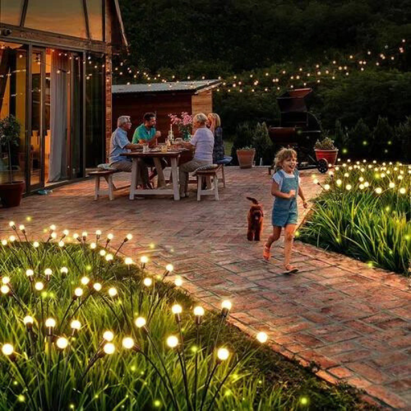 Luminária Solar Para Jardim Vagalume FireFly BellaCasa Brasil