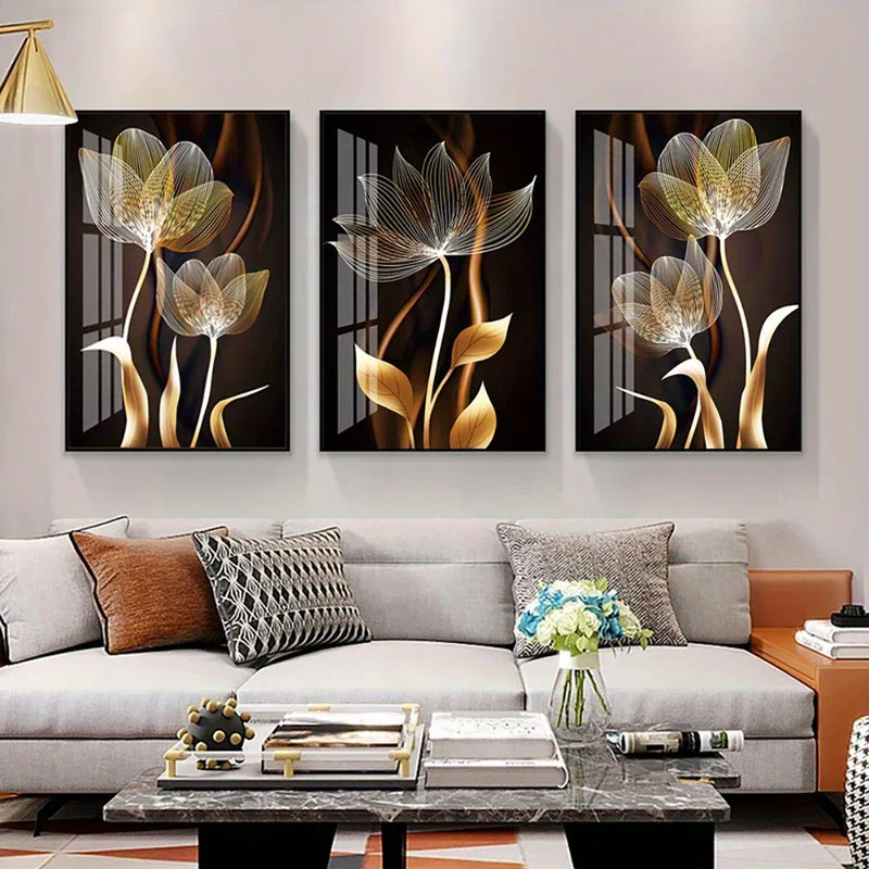 Quadro Decorativo para Parede Arte Prime Elegance - 3uni